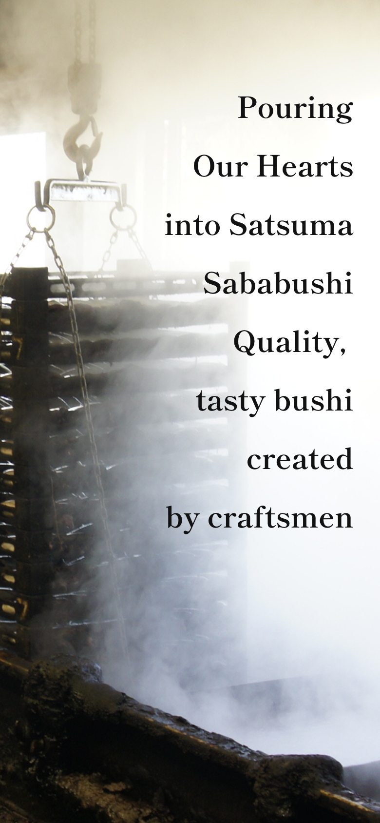 Pouring Our Hearts into Satsuma Sababushi Quality, tasty bushi created by craftsmen